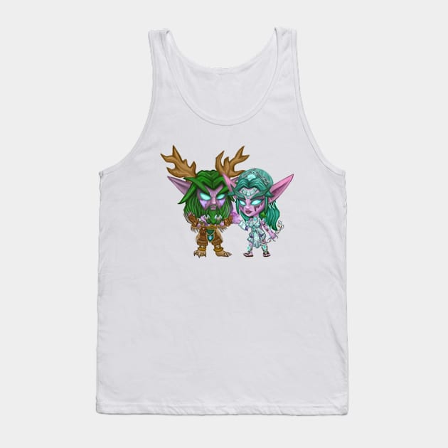 Tyrande and Malfurion Tank Top by Sarenity